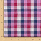 Double gaze réversible à carreaux pique-nique – Finition froissée - Ribes y Casals