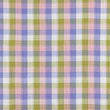 Double gaze réversible à carreaux pastel – Finition froissée - Ribes y Casals