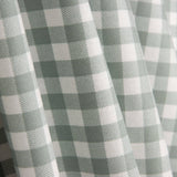 T-shirt fin à carreaux vichy vert sauge - Ribes y Casals