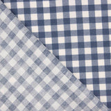 Tissu en flanelle fine à carreaux vichy bleus - Ribes y Casals
