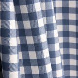 Tissu en flanelle fine à carreaux vichy bleus - Ribes y Casals
