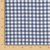 Tissu en flanelle fine à carreaux vichy bleus - Ribes y Casals
