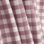 T-shirt fin à carreaux vichy mauve - Ribes y Casals