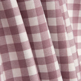 T-shirt fin à carreaux vichy mauve - Ribes y Casals