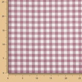 T-shirt fin à carreaux vichy mauve - Ribes y Casals