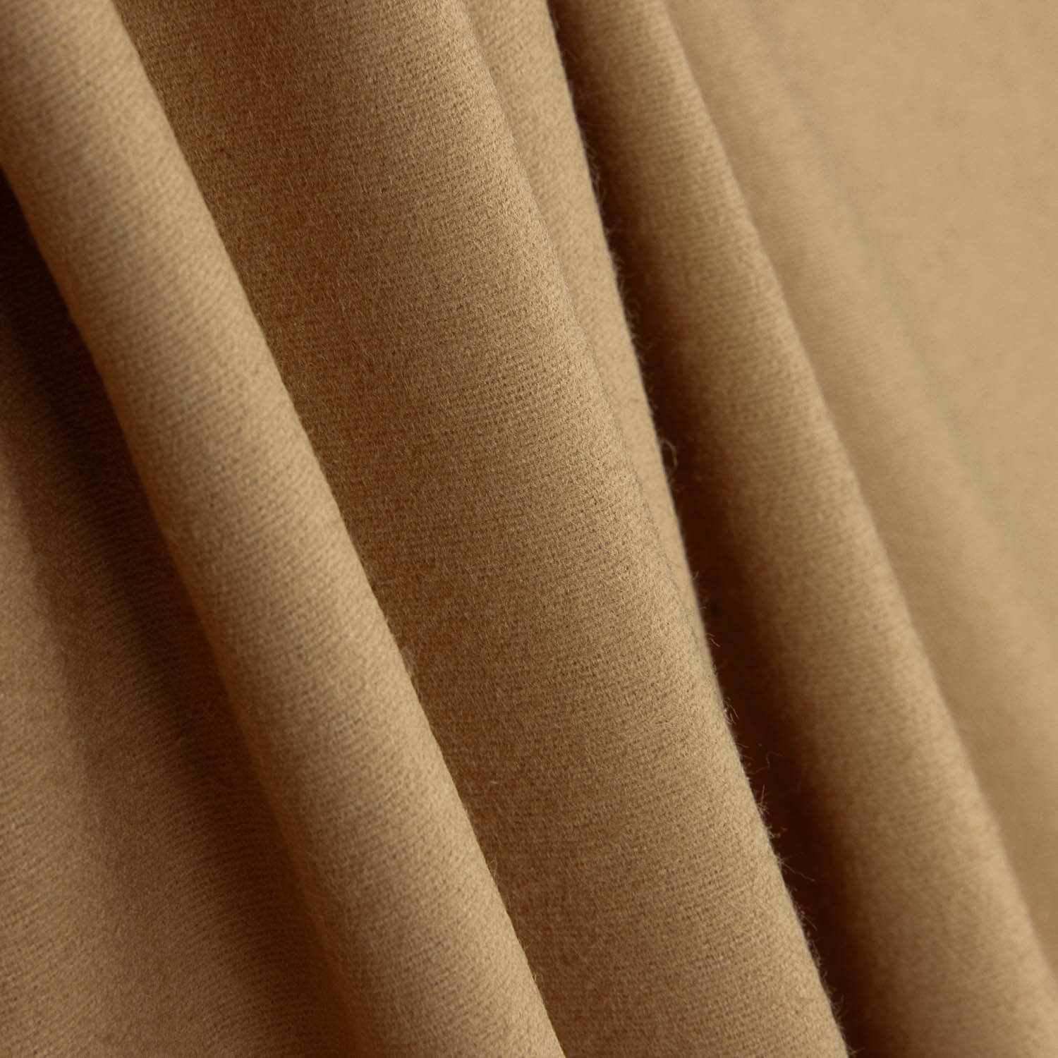 Flanelle fine en coton camel - Ribes y Casals