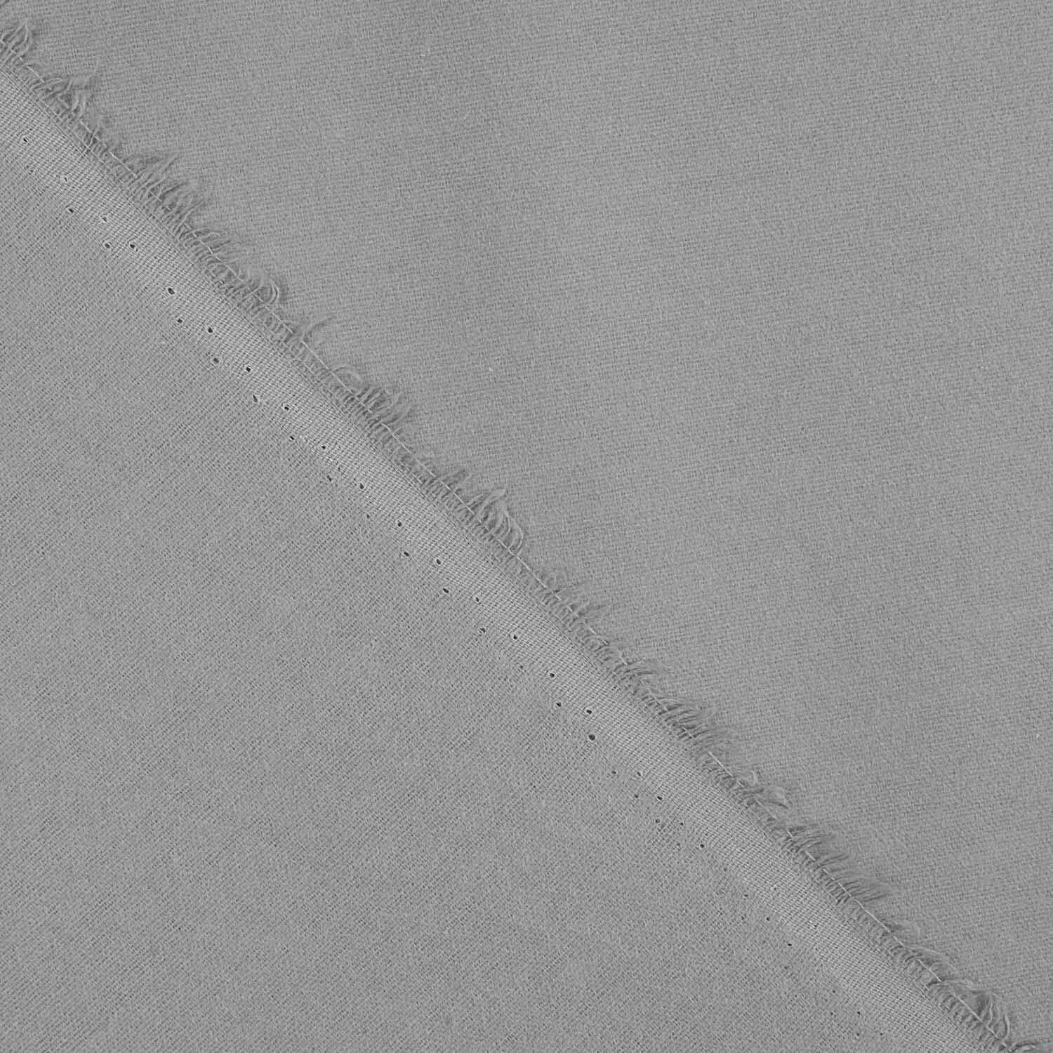 Flanelle fine en coton gris - Ribes y Casals