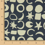 Mousseline Viscose Symbole Bleu - Ribes y Casals