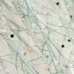 Strass en tulle doux avec surpiqûres multicolores - Ribes y Casals