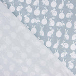 Percal imprimé Rabbit Aqua - Ribes y Casals