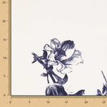 Satin de polyester imprimé « Jardin nocturne » - Ribes y Casals