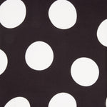 Satin Spandex Pois Maxi Blanc - Ribes y Casals