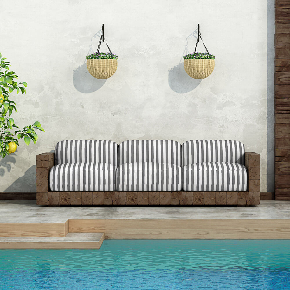 Revêtement extérieur à rayures grises - Ribes y Casals