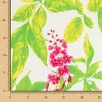 Satin imprimé fleur Mooma - Ribes y Casals