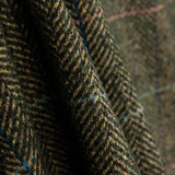 Tissu pour manteau à chevrons vert bouteille - Ribes y Casals