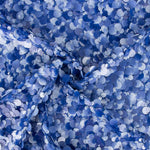 Georgette Paillettes Boules Maxi Bleu - Ribes y Casals