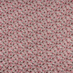 Coton matelassé Viyella – Fleurs cramoisies - Ribes y Casals