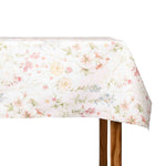 Nappe en plastique imprimée floral, douce en beige clair - Ribes y Casals