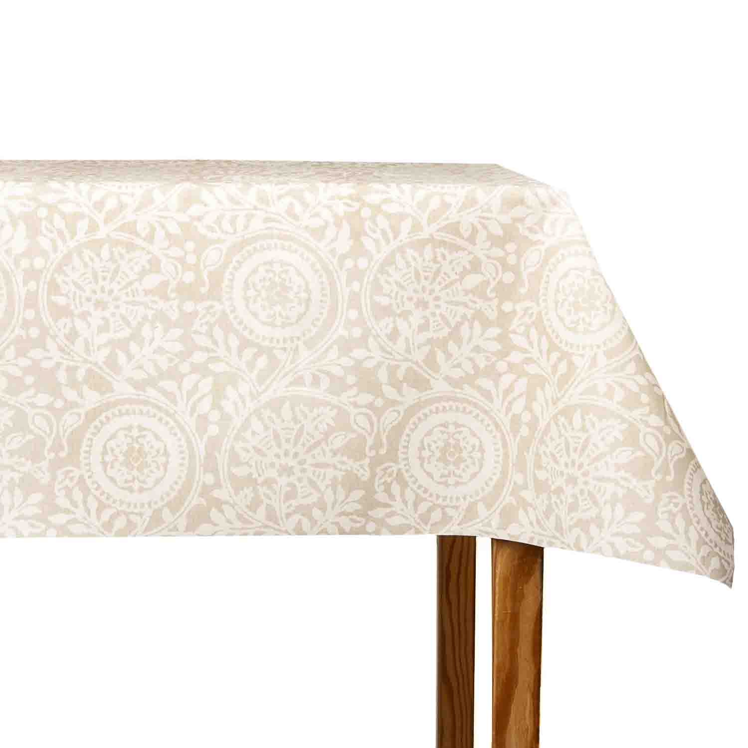 Nappe en résine Damas Beige - Ribes y Casals