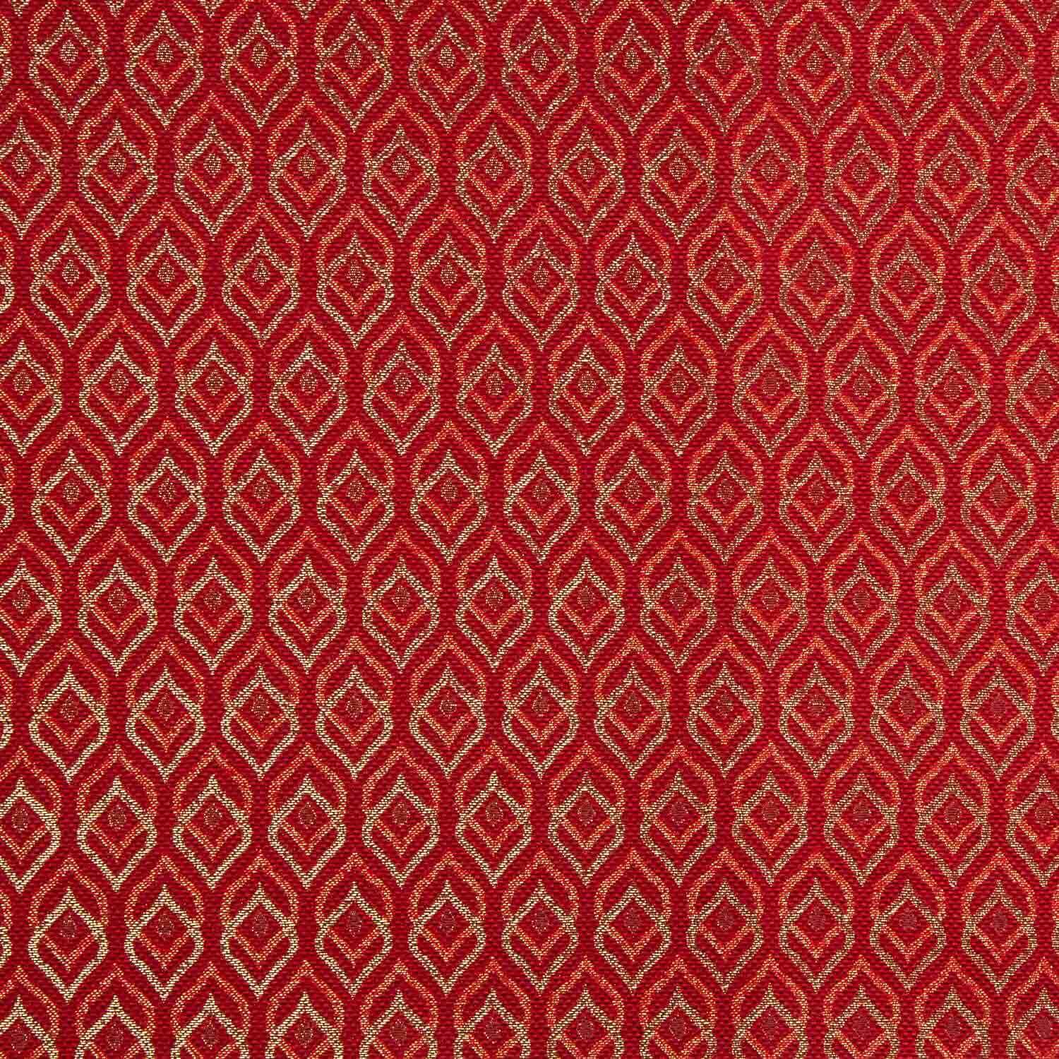 Toile Jacquard Lágrima Lurex Rouge - Ribes y Casals