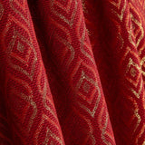 Toile Jacquard Lágrima Lurex Rouge - Ribes y Casals