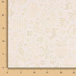 Toile Jacquard Noël Lurex Écru - Ribes y Casals