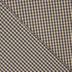 Vichy Coton Gris Foncé-Camel - Ribes y Casals