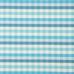 Toile fine à carreaux bleu-vert - Ribes y Casals