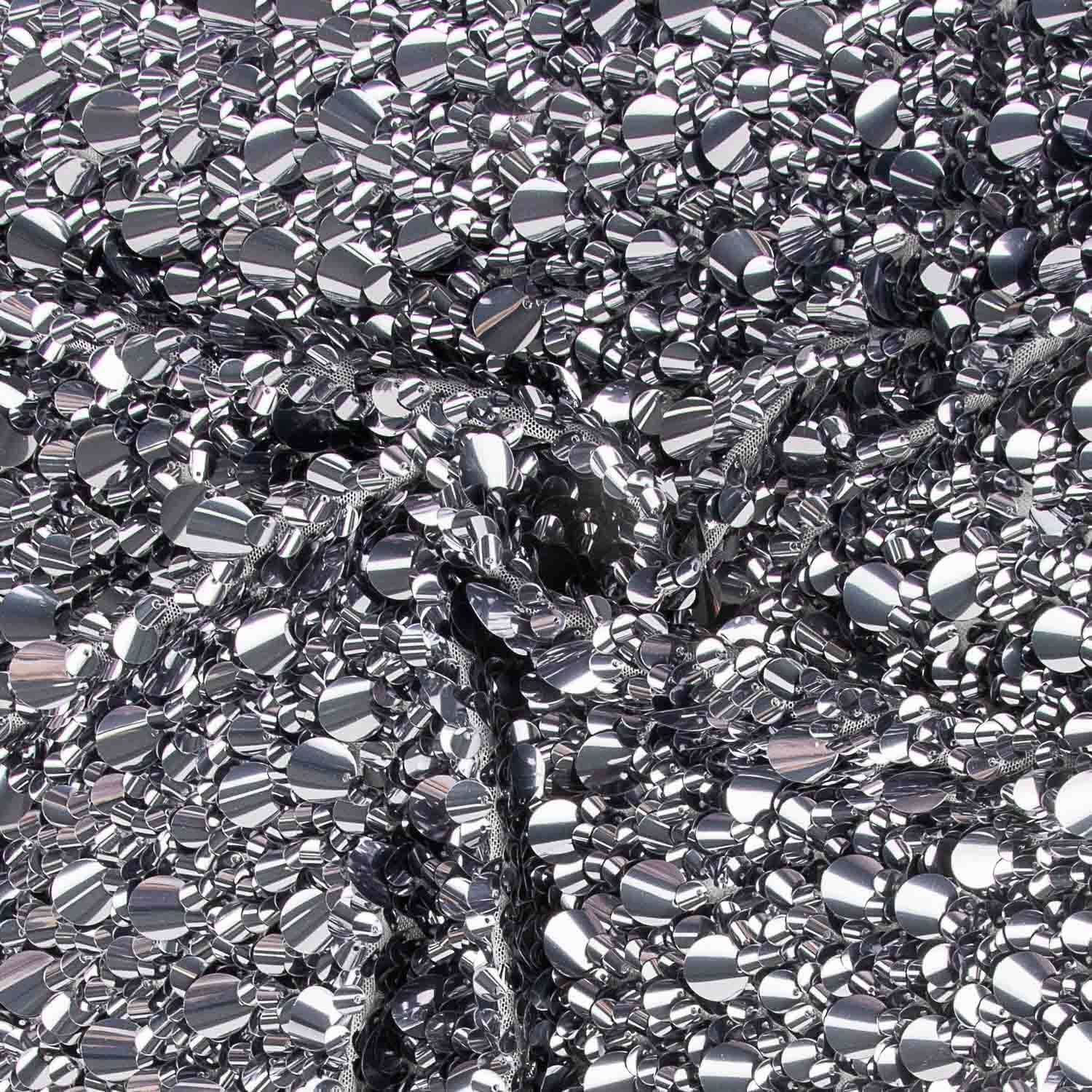 Paillettes Lycra Coquillages Argenté - Ribes y Casals