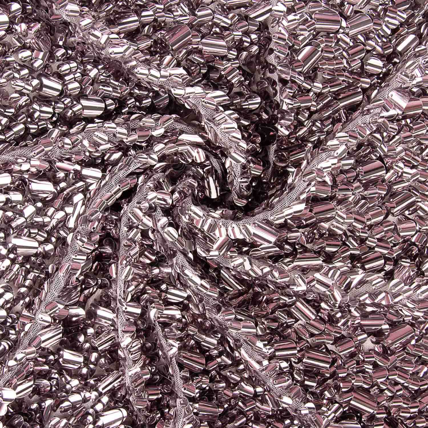 Paillettes Lycra Coquillages Taupe - Ribes y Casals