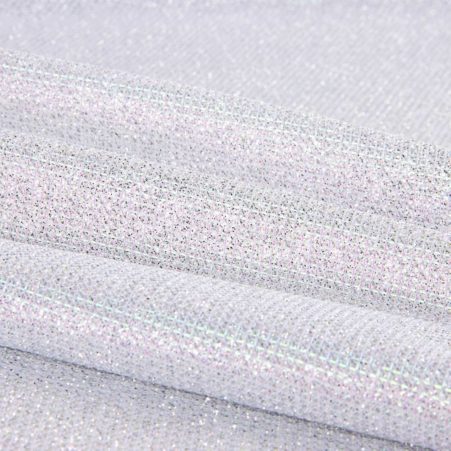 Point Glitter Melody Argent Blanc - Ribes y Casals