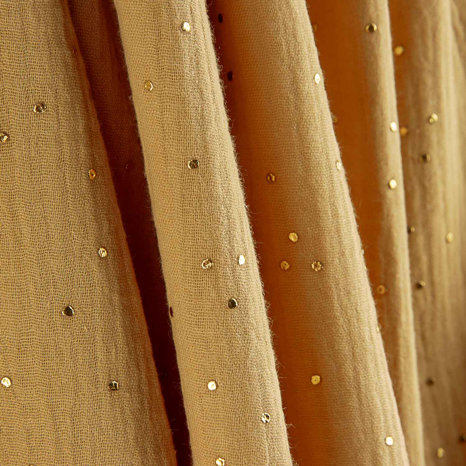 Bambula Coton Lurex Constellation Camel - Ribes y Casals