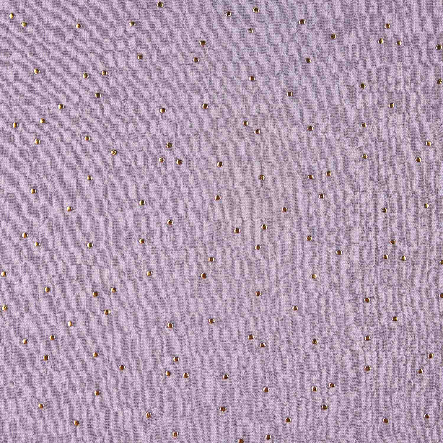Bambula Coton Lurex Constellation Lilas Clair - Ribes y Casals