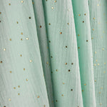 Bambula Coton Lurex Constellation Vert Eau - Ribes y Casals