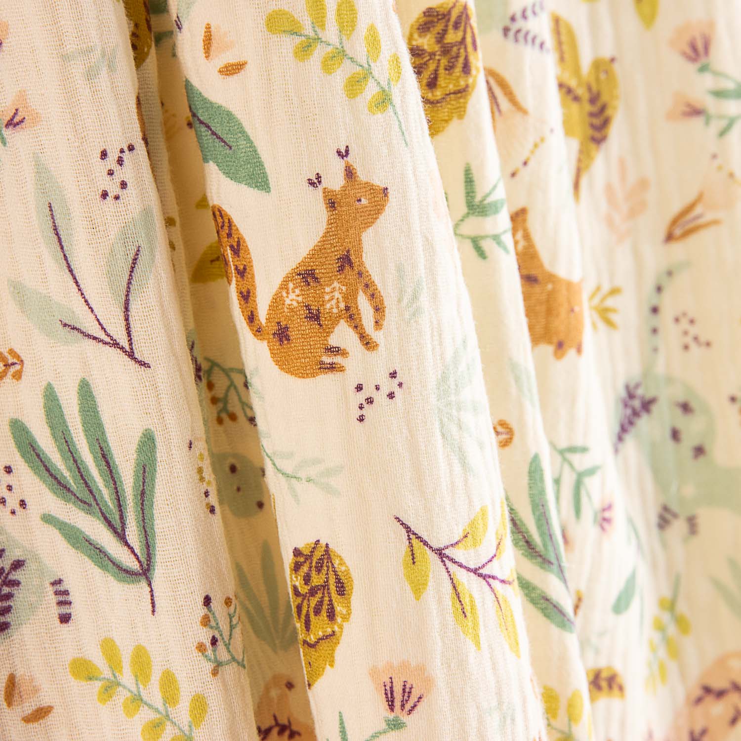 Bambula Coton Animaux de la jungle - Ribes y Casals