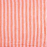 Mousseline double gaze rayée bicolore rouge - Ribes y Casals