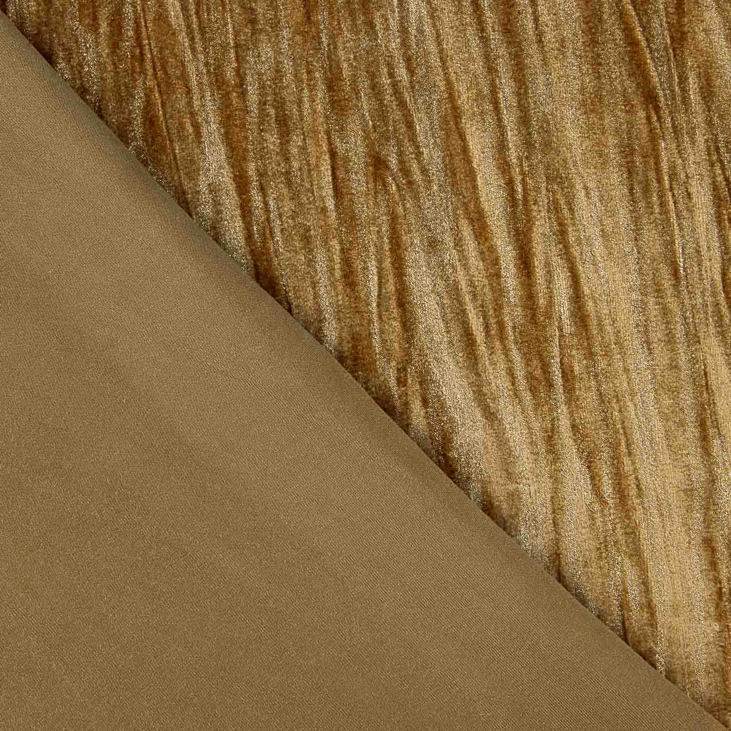 Velours froissé Camel - Ribes y Casals