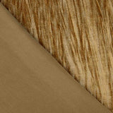 Velours froissé Camel - Ribes y Casals