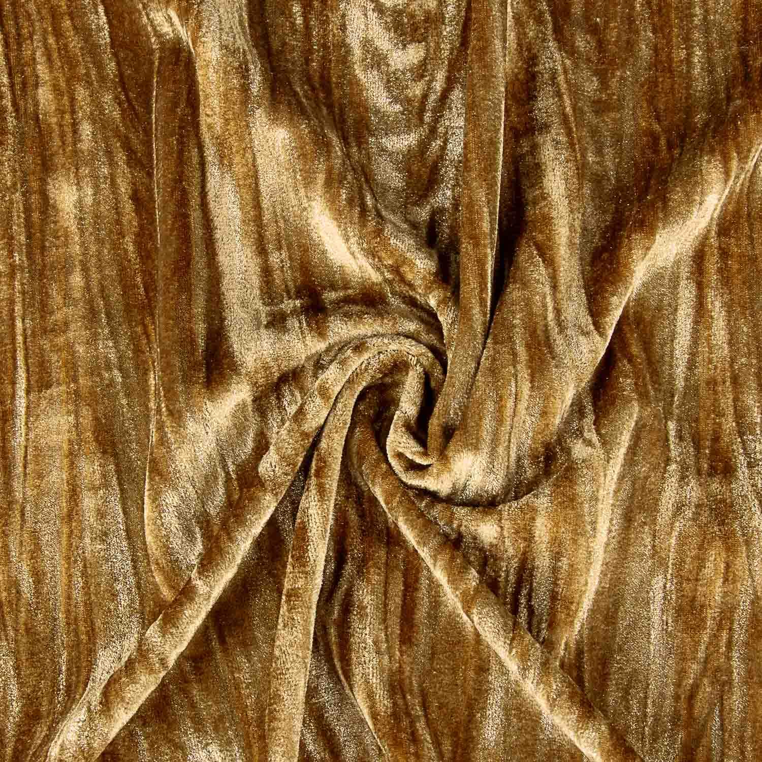 Velours froissé Camel - Ribes y Casals