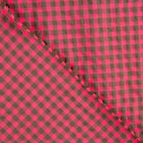 Tissu Seersucker à carreaux vichy rose et gris - Ribes y Casals