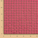 Tissu Seersucker à carreaux vichy rose et gris - Ribes y Casals