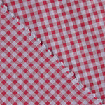Seersucker à carreaux vichy rose et bleu - Ribes y Casals