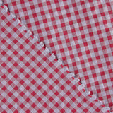 Seersucker à carreaux vichy rose et bleu - Ribes y Casals