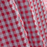 Seersucker à carreaux vichy rose et bleu - Ribes y Casals