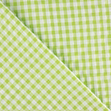 Seersucker à carreaux Vichy vert citron - Ribes y Casals