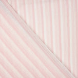 Bambula Coton Rayures Rose et Blanc - Ribes y Casals