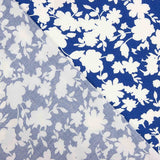 Viscose imprimée à fleurs bleues - Ribes y Casals