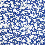 Viscose imprimée à fleurs bleues - Ribes y Casals