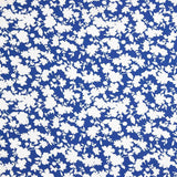 Viscose imprimée à fleurs bleues - Ribes y Casals