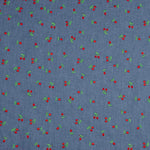 Chambray coton brodé cerises - Ribes y Casals